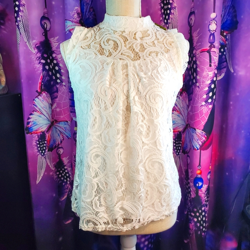Beautiful sleeveless blouse